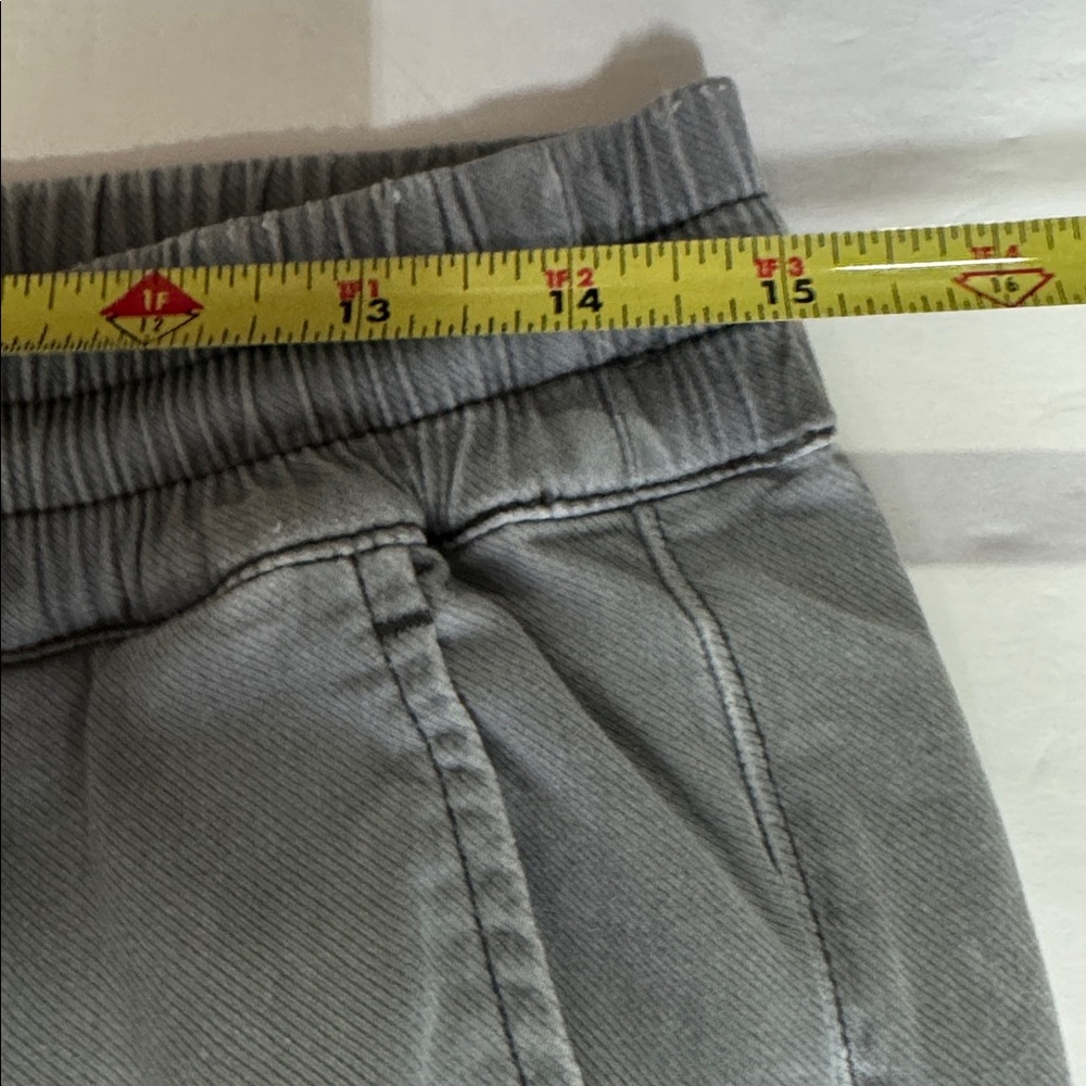 Faherty Gray essential drawstring Pants M organic… - image 13